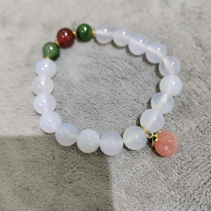 JUNWEN Chalcedony Bracelets Women's-4