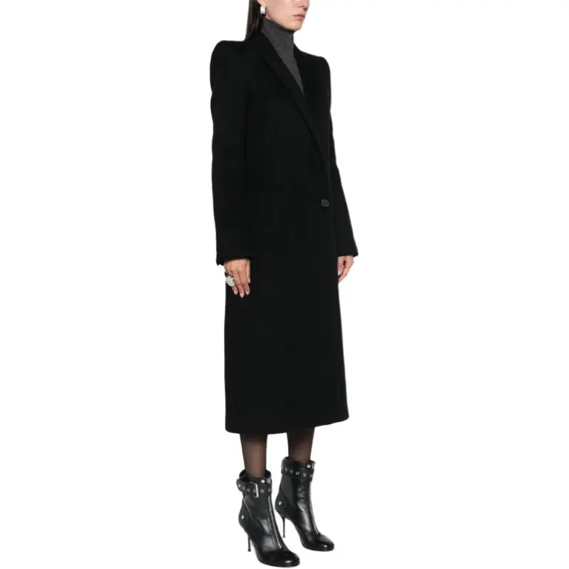 Alexander McQueen Stacked Shoulder Tailored Coat-3
