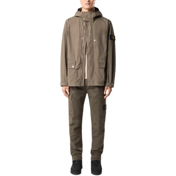 STONE ISLAND Jackets Coats Men's Army Green-3