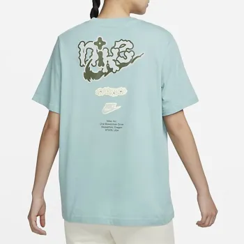 Nike Sportswear Women's Embroidered Swoosh T-shirt Blue