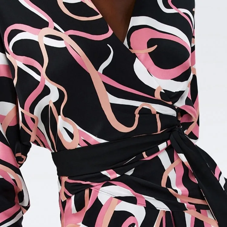 DVF Diane Von Furstenberg Mikah Faux wrap Dress-3