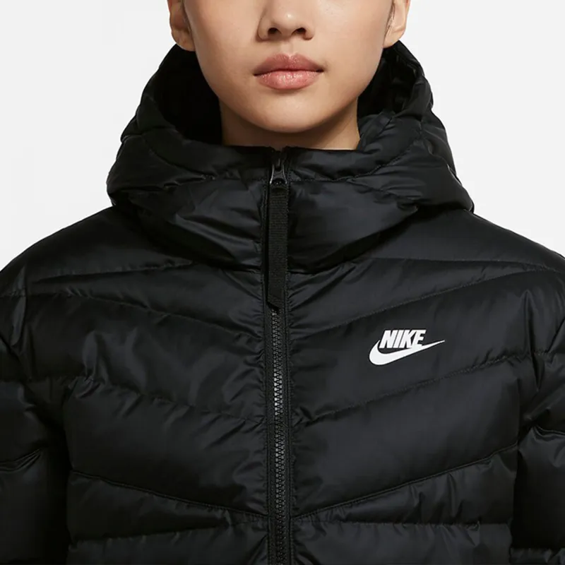 Nike ブラック ダウンジャケット XXL Nike Down Jacket Winter Women's Black XXL - POIZON