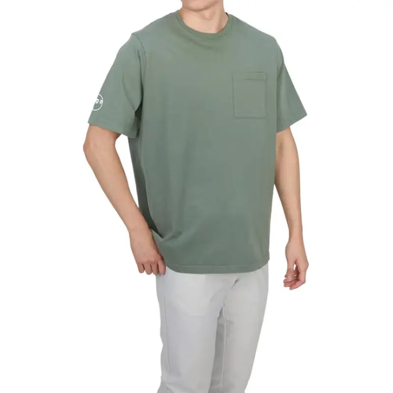 Malbon Golf T Shirt Men's Khaki-3