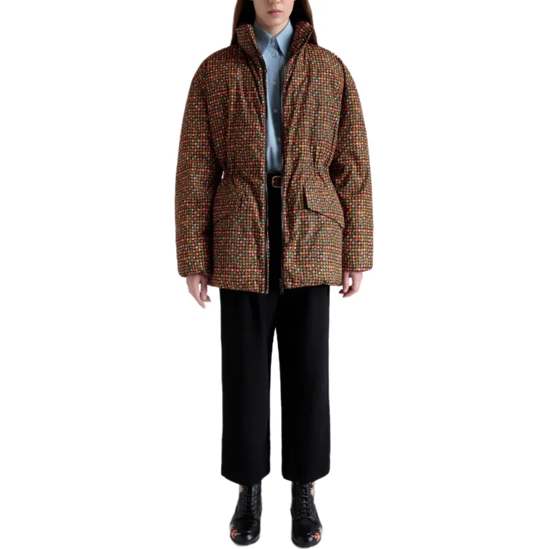 BALLY Alpine flower Print Puffer Jacket-2