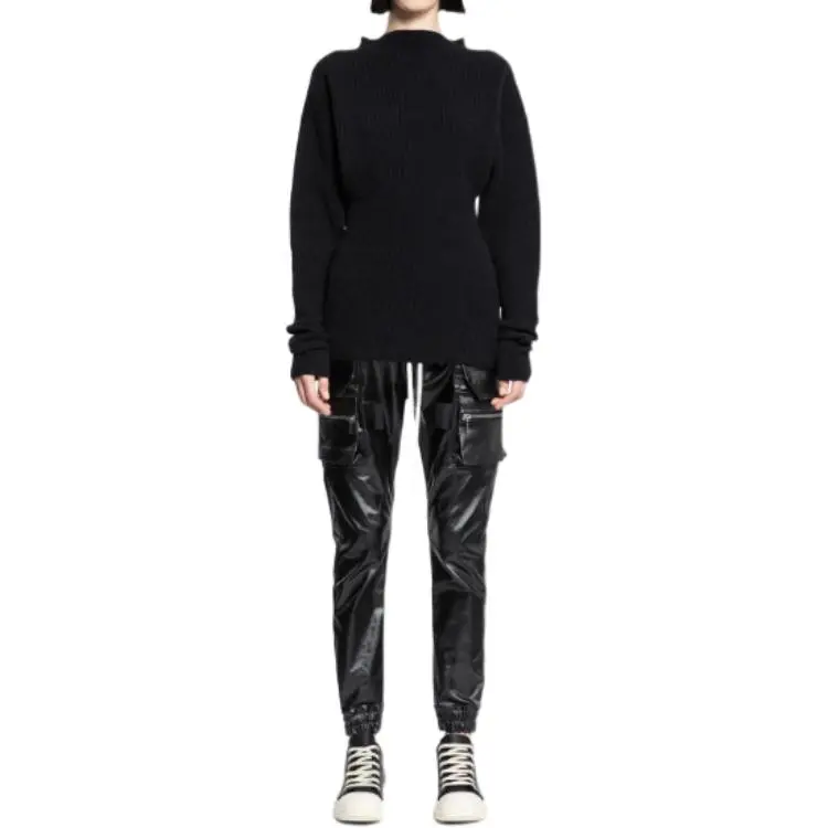 RICK OWENS Mastodom Denim Pants 'Black'-3