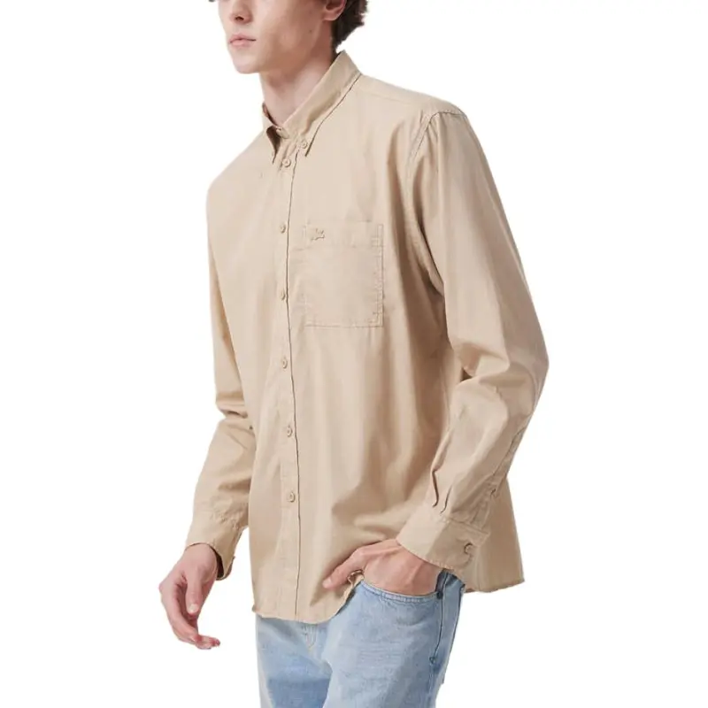 LACOSTE Shirts Men Beige-2