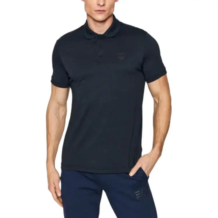 EMPORIO ARMANI EA7 Polo Shirt Men's Navy Blue-2