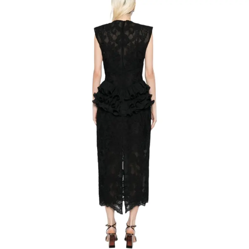 Zimmermann Crush Lace Frill Dress-2