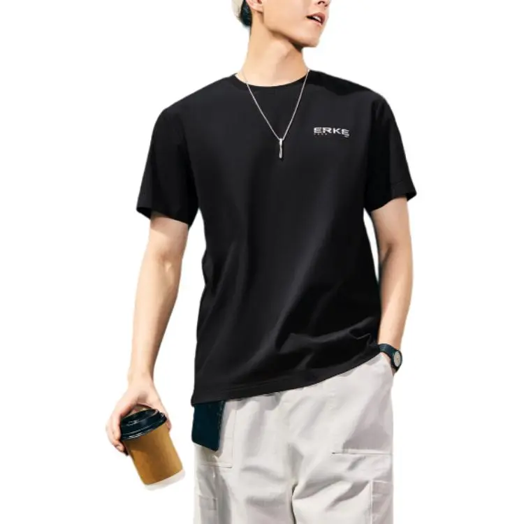 Erke Variety Training Collection T Shirt Men's Jet Black-1