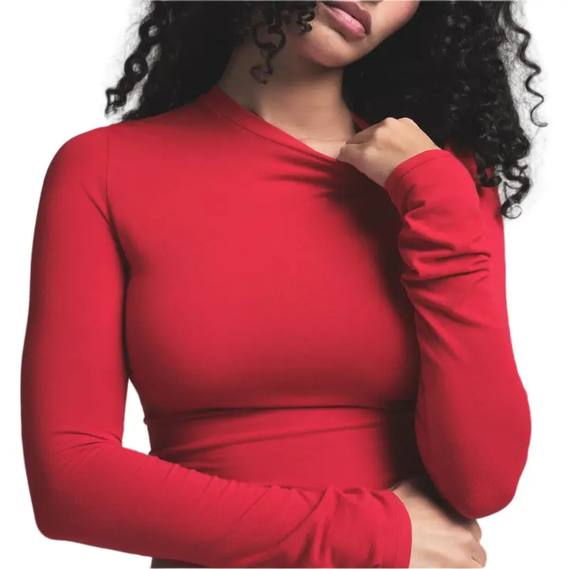 SKIMS T-Shirt Women's Cranberry/Raspberry-2
