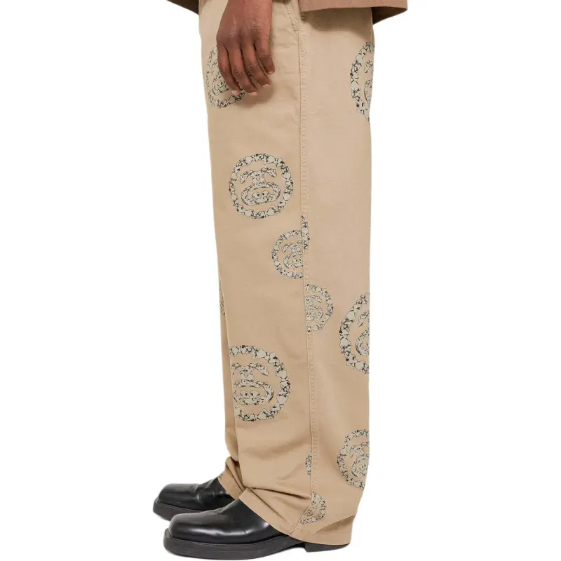 Denim Tears X Stussy Double S Wreath Chino Pant-2
