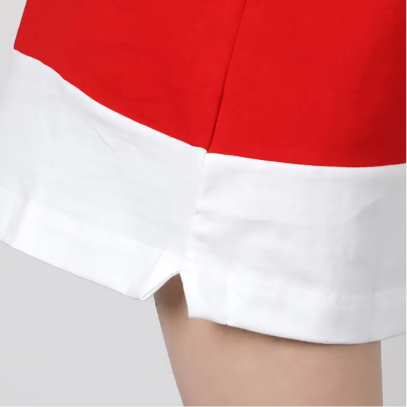 Nike Short Sleeved Dresses Women's White/Red-4
