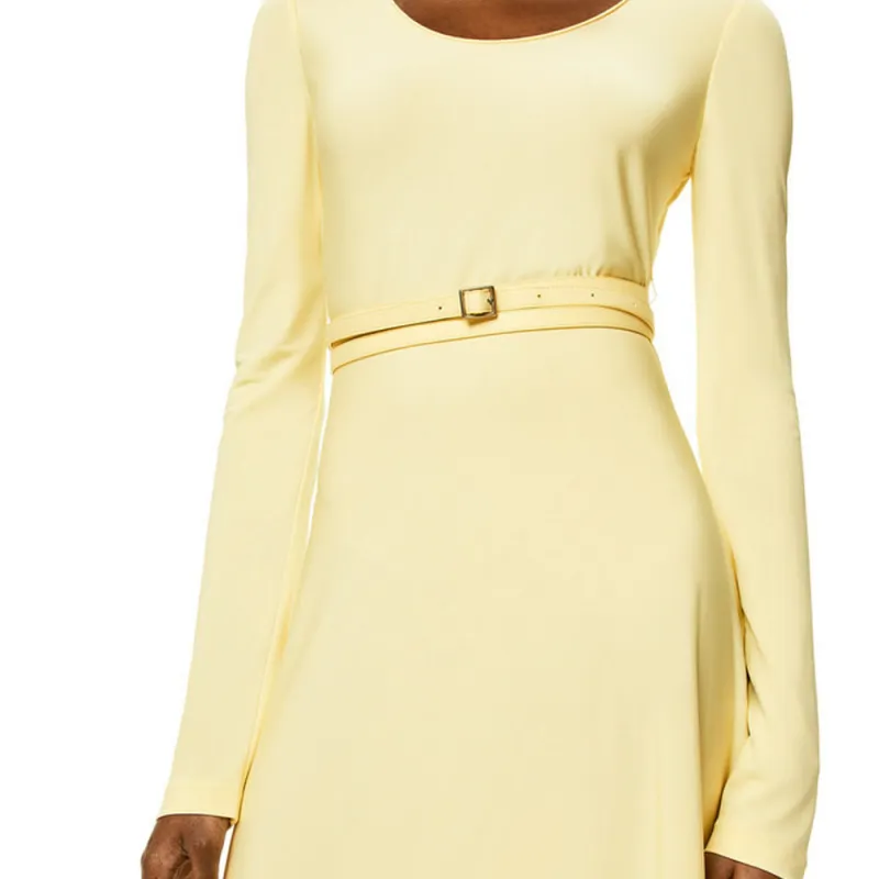 LOEWE Long-Sleeved Dresses Women's Bright Yellow-3