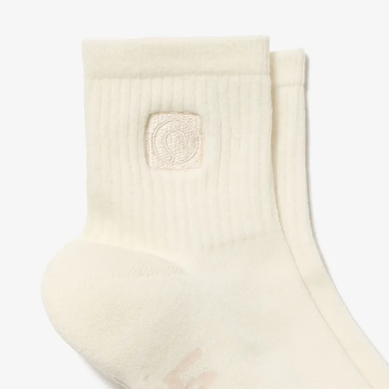 LACOSTE Ankle Socks Women's 1 Pack White-1