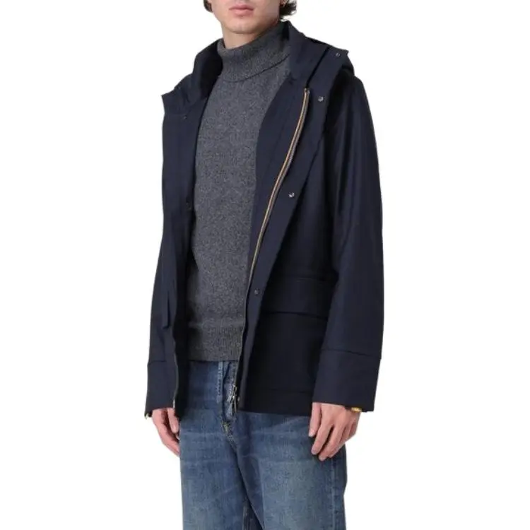 K WAY FW25 Jackets & Coats Men's Blue-2