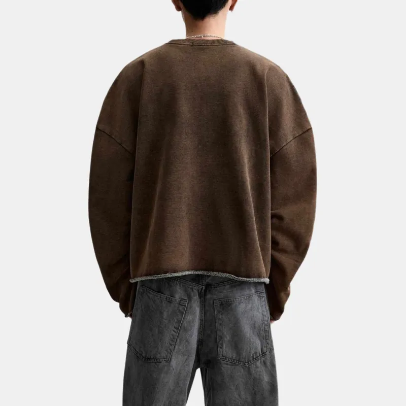 ZARA Sweatshirt Men's Dark Brown-2