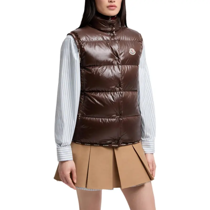 Moncler Vests Women's Brown-2