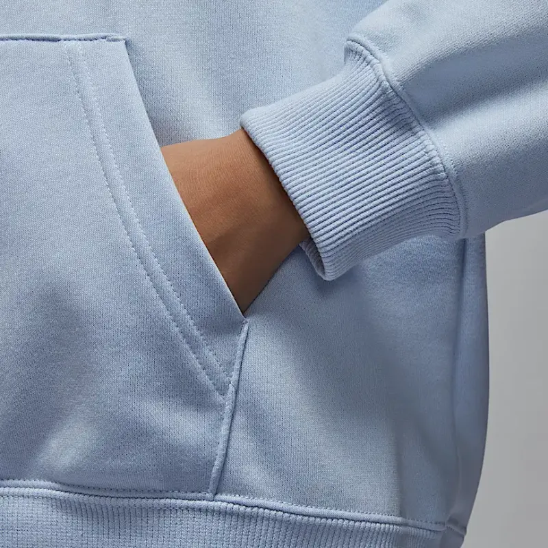 Jordan Brooklyn Fleece Sweatshirt Women's Hydro Blue/White-3