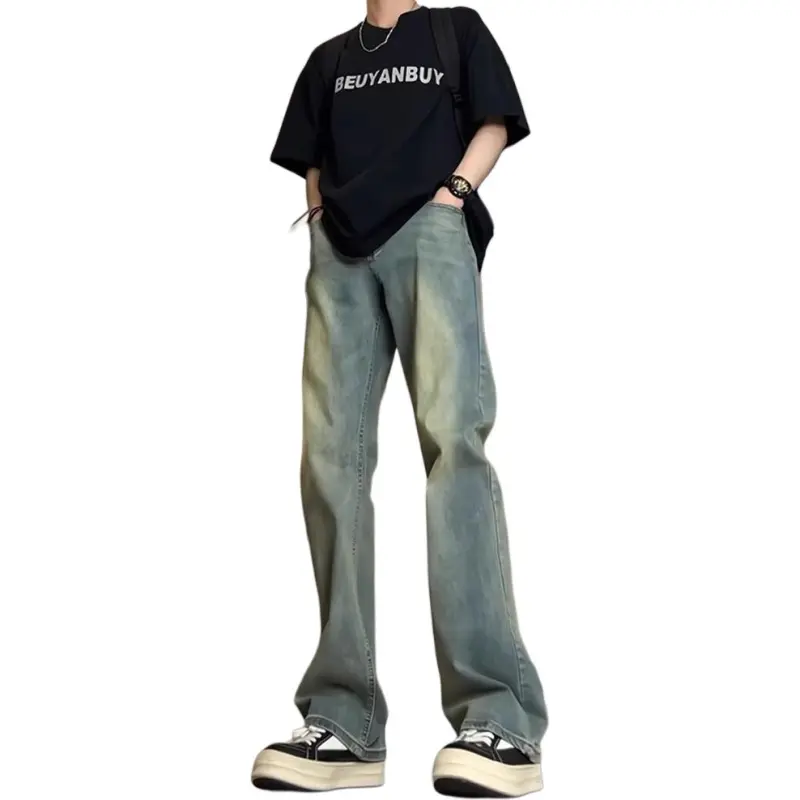 KVIV Jeans Men's Vintage Blue Gray-29