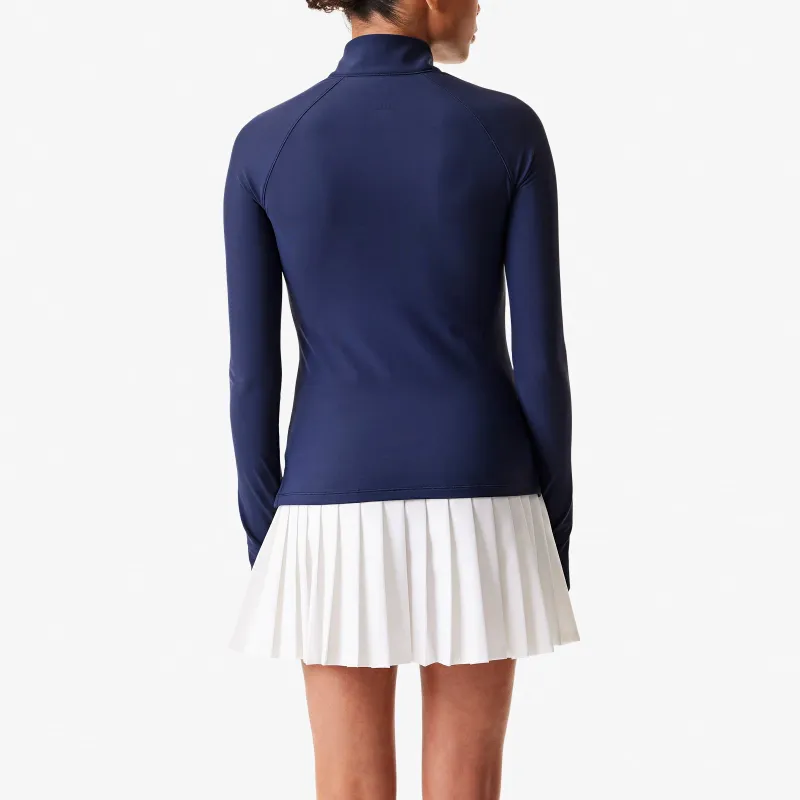 LACOSTE x Bandier Pro Raglan Sleeve T Shirt Women's Marine Blue-3