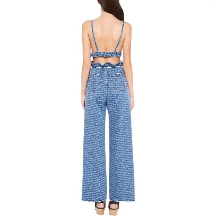 MIU MIU SS22 Camisole Women's Blue-2