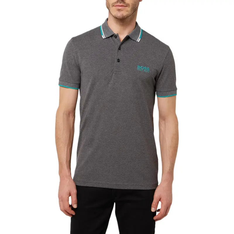 HUGO BOSS Polo Shirts Men Gray-2