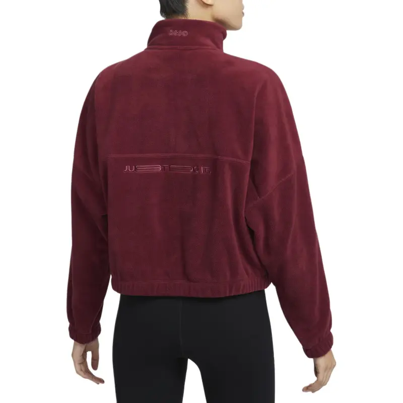 Nike POLAR ONE TF HZ TOP Sweatshirt Women's Burgundy-1