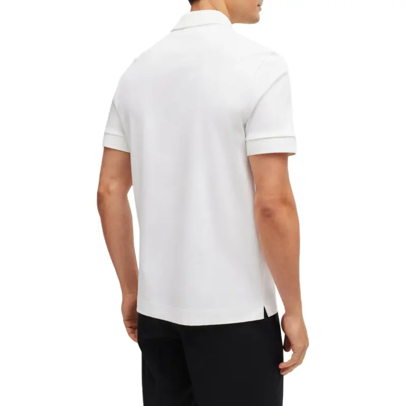 HUGO BOSS Double Monogram Patch Polo Shirt-2