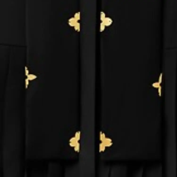 LOUIS VUITTON Lavallière Pleat Dress-3