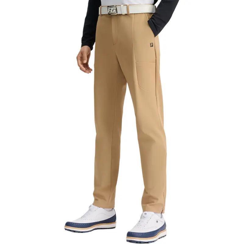 FILA Golf Series Casual Pants Men's Orange Yellow-4