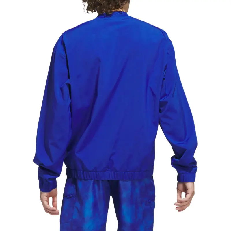 Adidas Free Shipping With AdiClub Woven Pullover Crew Sweatshirt-3