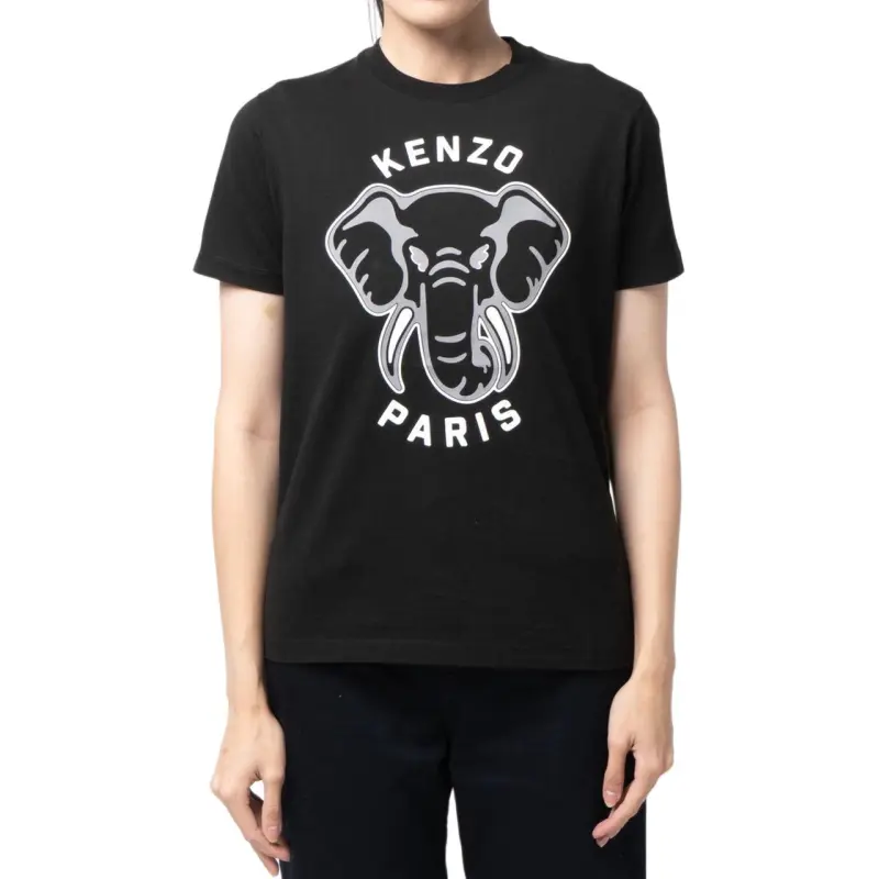 KENZO Varsity Jungle Embroidered T-shirt-2
