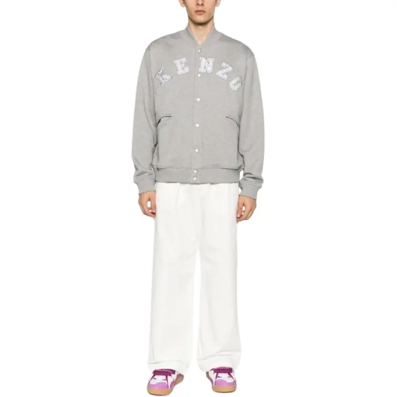 KENZO Academy Button Up Bomber Jacket-2