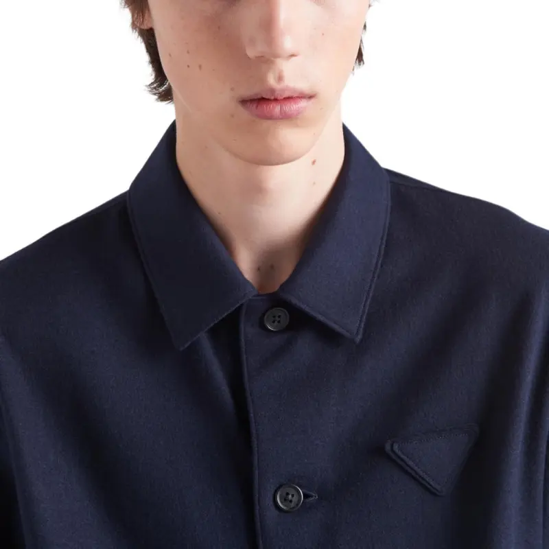 PRADA Shirts Men Blue-4