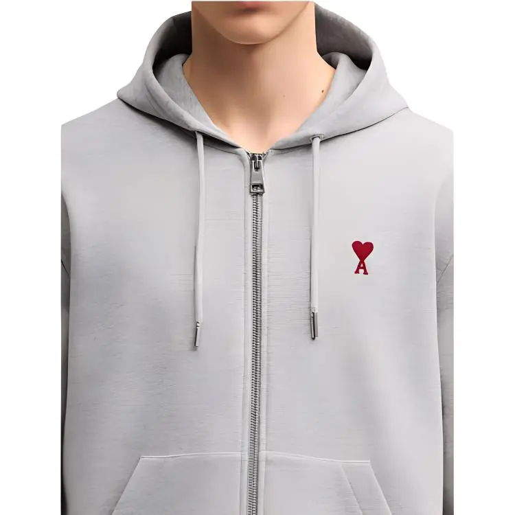 AMIPARIS Paris Ami De Coeur Zip Up Hoodie-5