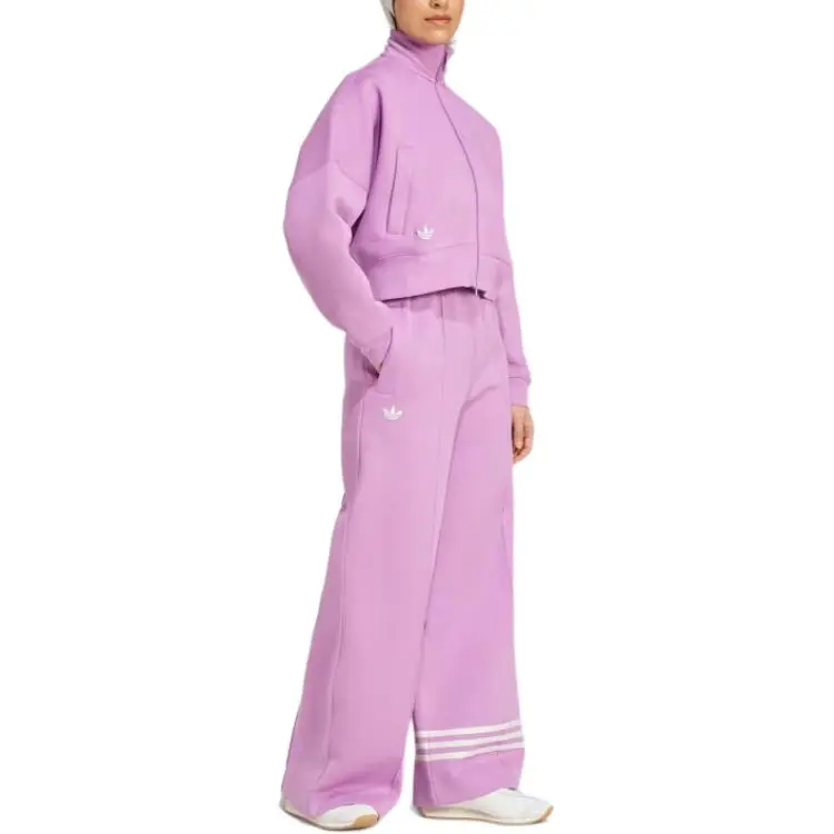 Adidas Originals ADICOLOR NEUCLASSICS FW24 Track Knitted Sweatpants Women's Second Hand Purple-3