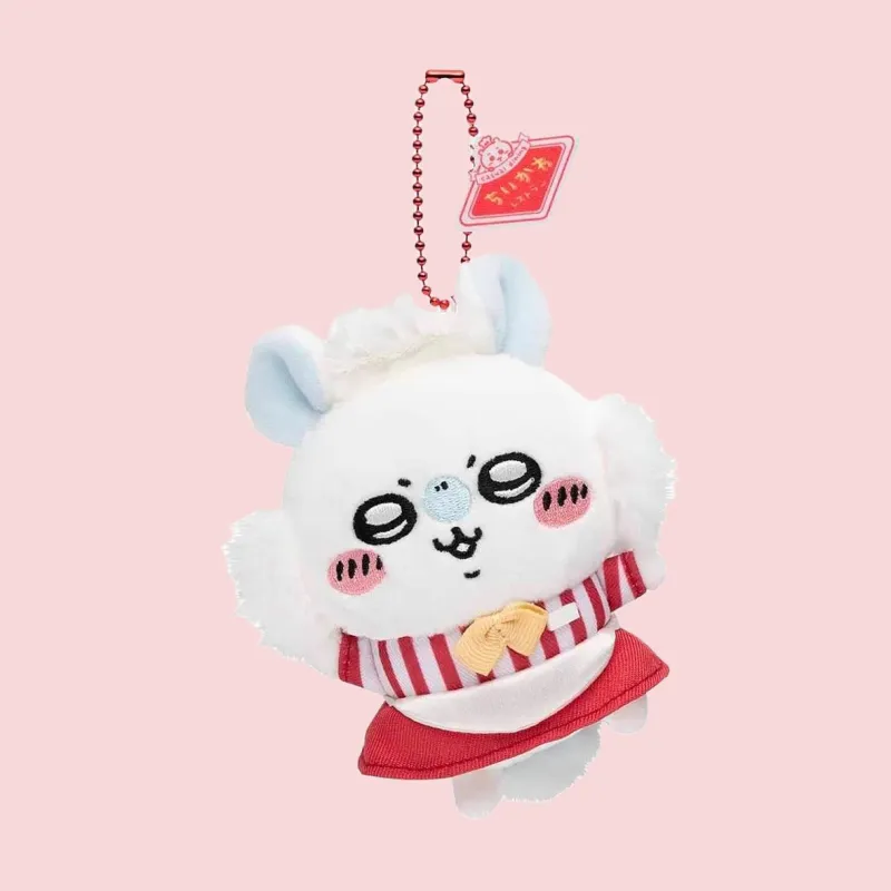 Chiikawa Momonga Momo Coffee Flying Mouse Dolls Plush Pendant 10cm Height-3