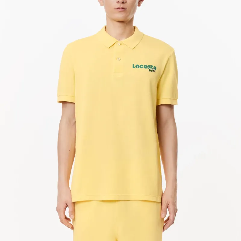 LACOSTE Polo Shirt Men's Corn Yellow-1