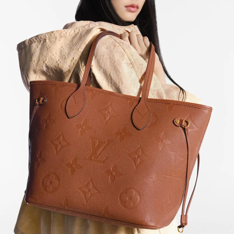LOUIS VUITTON Neverfull Mm Cognac-4