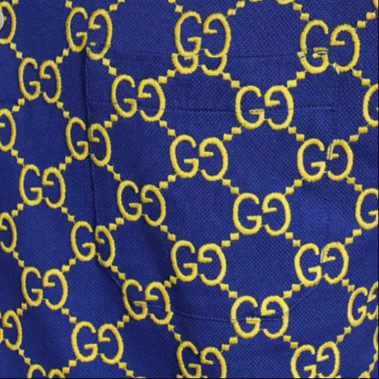 GUCCI Polo Shirts Men Blue-7
