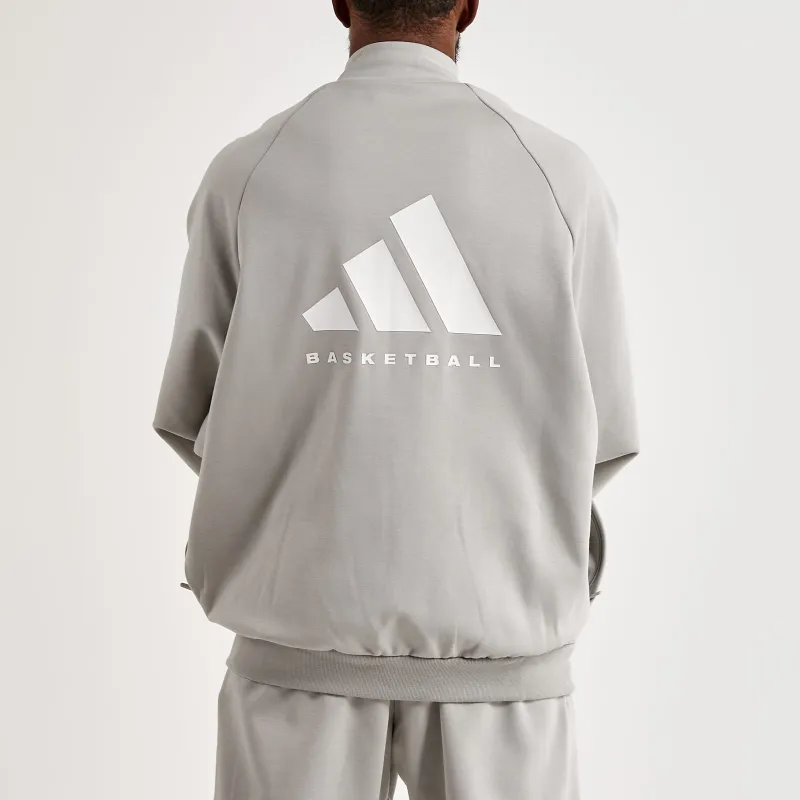 Adidas Originals One Basketball Jackets Unisex Gray-4