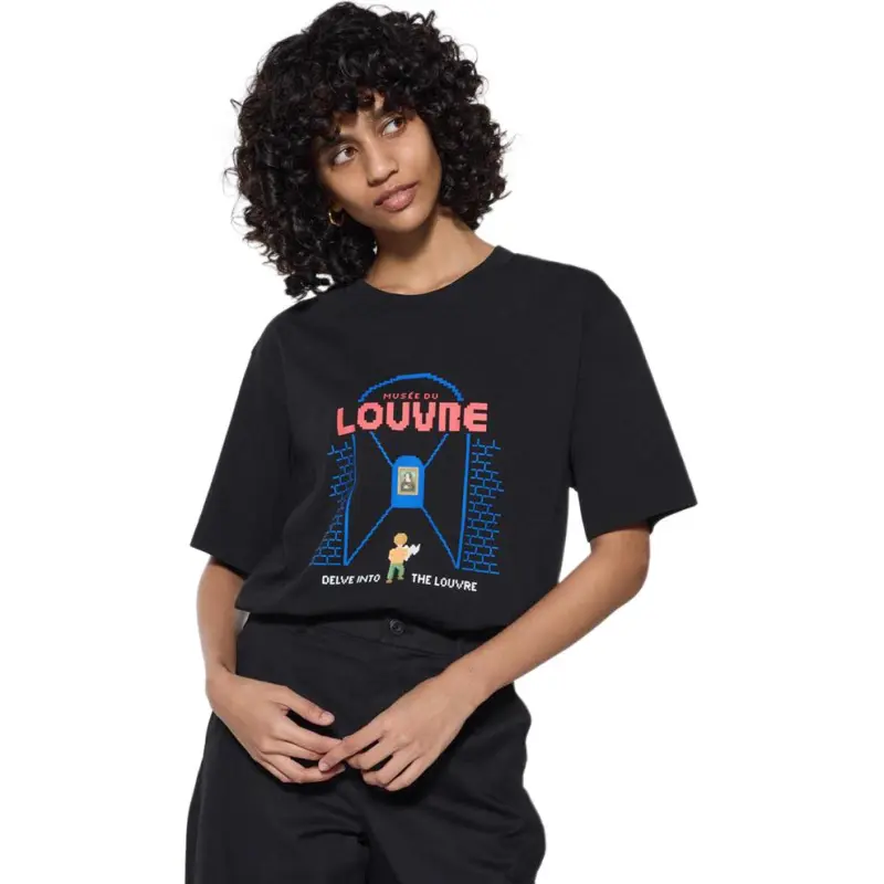 UNIQLO T Shirts Unisex Black-3