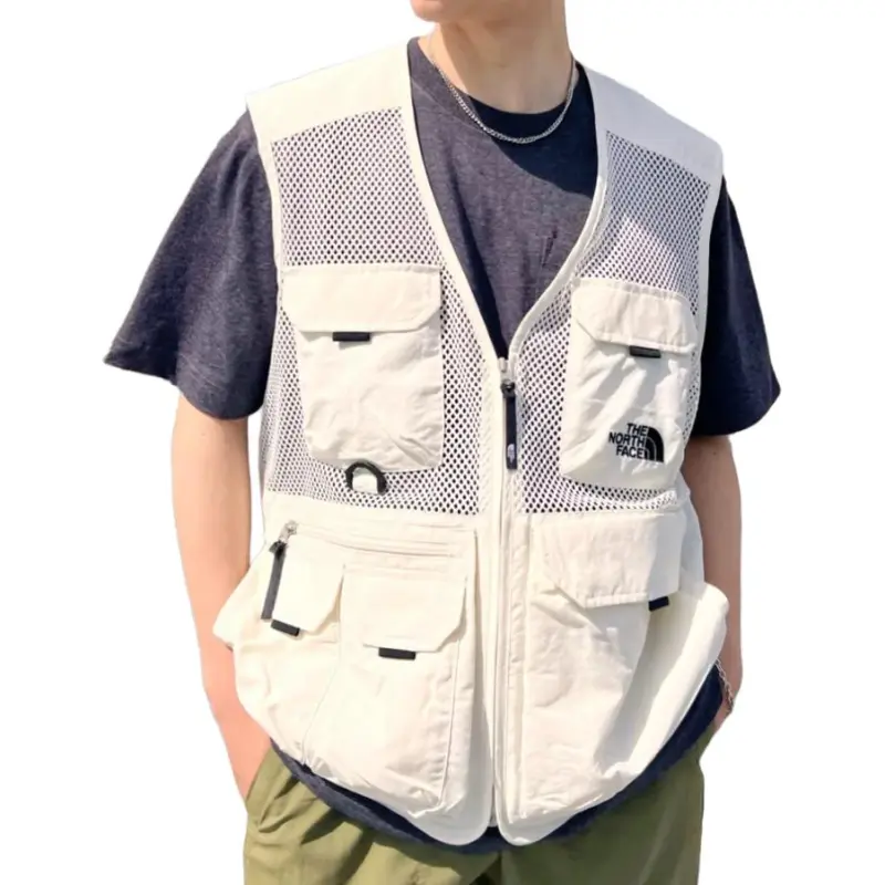 THE NORTH FACE Vest Men's Beige-3