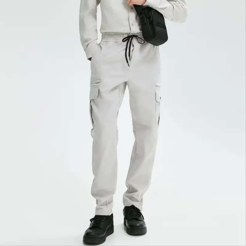 H&M Cargo Pants Men's Light Gray-1