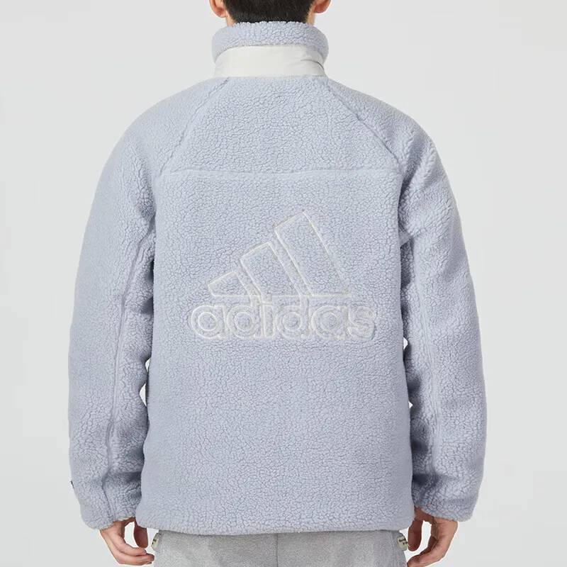 Adidas Velvet Jackets Men Blue-2
