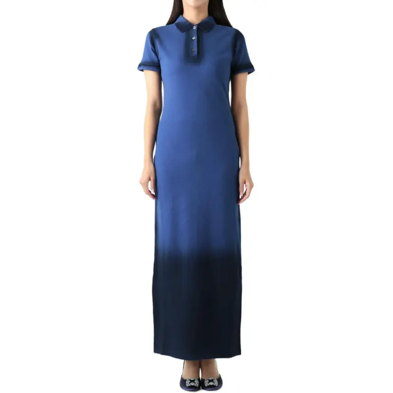LOEWE Polo Dress 'Greek Blue'-2