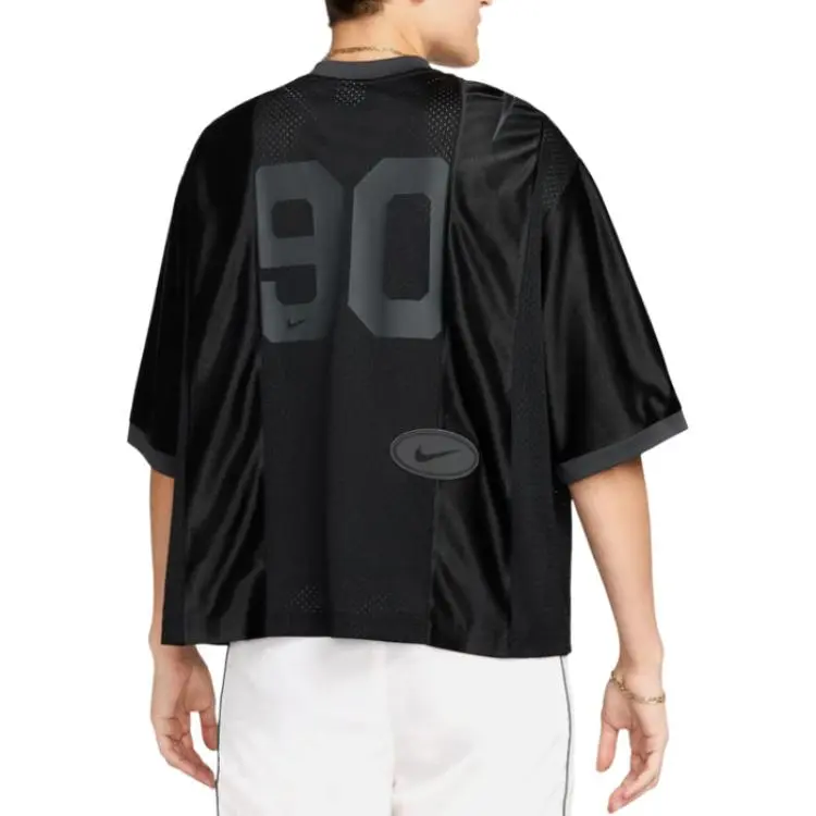 Nike Drop Shoulder Sleeve T Shirt Women's Black-1