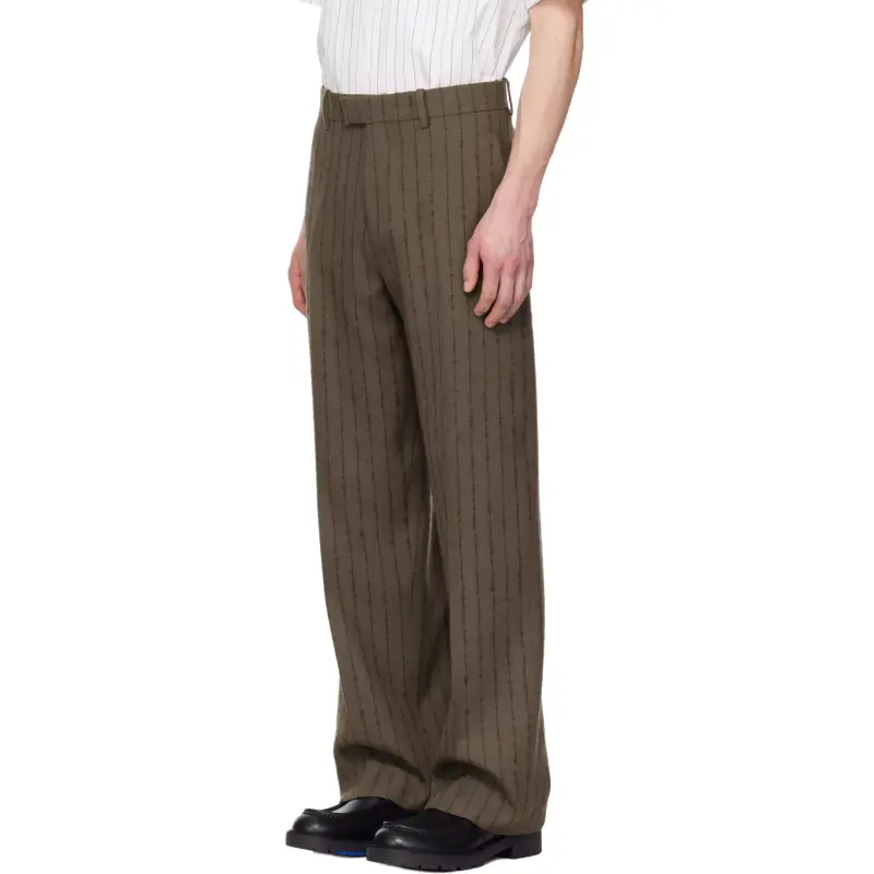 Burberry Suit Trouser Men's Brown-3