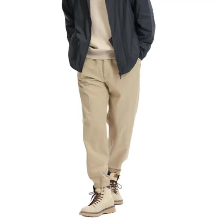 UNIQLO Casual Pants Unisex Dark Beige-4