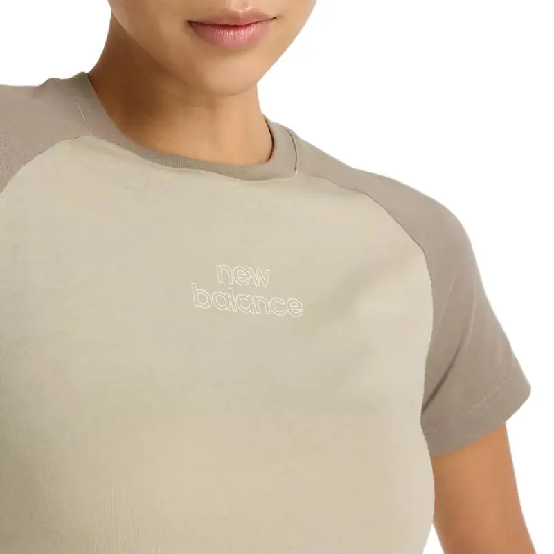 New Balance Raglan Sleeve T Shirt Women's Green-4